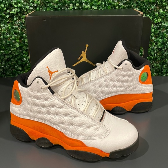 Jordan Other - NIKE Air Jordan 13 Retro GS Starfish White/Starfish orange size 6Y!